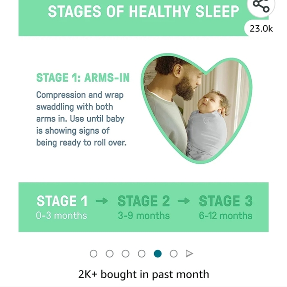 Swaddle me 3 pc set - Picture 5 of 8